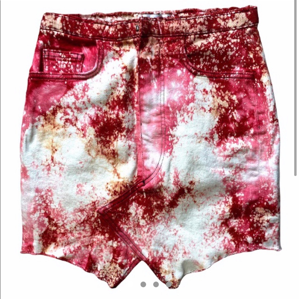 COTTON CITIZEN HIGH-WAISTED DENIM SKIRT